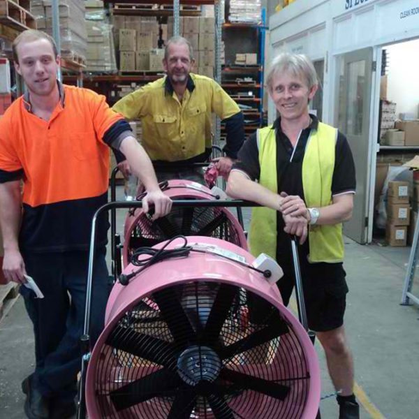 Industrial Heating Cooling Ventilation Distribution Fans Warehouse Australia / Fanmaster